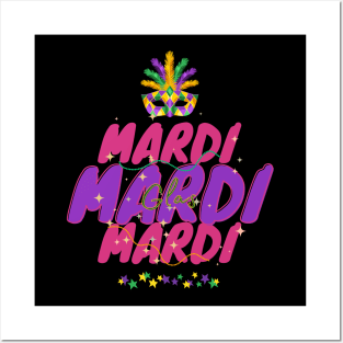 Funny Mardi Gras Carnival Posters and Art